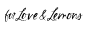 For Love & Lemons logo